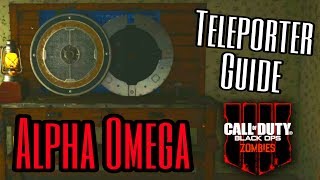 "ALPHA OMEGA" - HOW TO BUILD THE TELEPORTERS GUIDE! (Black Ops 4 Zombies DLC 3 Guide)