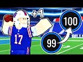 1 Pass = +1 POWER for JOSH ALLEN in NFL Universe Football!