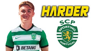 Conrad Harder ● 🇩🇰 Welcome to Sporting CP 🟢⚪ Skills 2024 | Amazing Skills \u0026 Goals