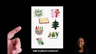Faith-Filled Christmas Stickers | Printable Pack for a Cozy, Christ-Centered Holiday ✨