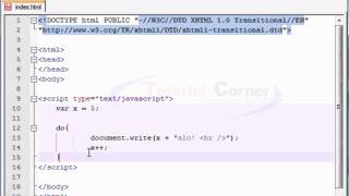 JavaScript Video Tutorial– 21/40. do while