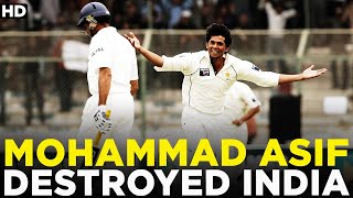 Mohammad Asif Destroyed India | Mohammad Asif The Magician | Pakistan vs India | Test | PCB | MA2A