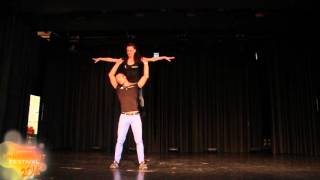 Frankfurt Festival 2016: Andrea \u0026 Silvia - Workshop Bachata Acrobatics I