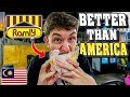 Americans First Time Trying a Ramly Burger Outside of KL! (Is it Better?) 🇲🇾