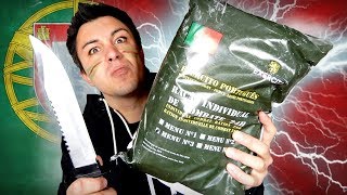 JE TESTE LA RATION COMMANDO PORTUGAISE !