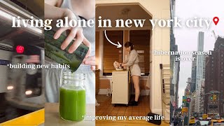 Working on improving my life... living alone in New York City. A vlog.