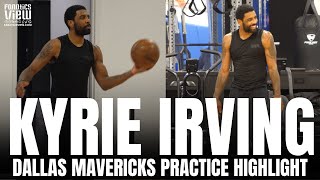 The First Look of Kyrie Irving Practicing With Dallas Mavs in Dallas | Dallas Mavs on Fanatics View