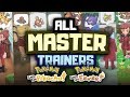 ALL MASTER TRAINER LOCATIONS in POKEMON LETS GO PIKACHU AND EEVEE!