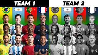 NEW Brazil Argentina Portugal France 🆚 OLD Brazil Argentina Portugal France 🔥 NEW-OLD TRIO VS 💪