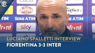 FIORENTINA 3-3 INTER | LUCIANO SPALLETTI INTERVIEW: "We were certain that it wasn’t a handball"