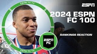 2024 ESPN FC 100 Rankings Reaction ⚽ | ESPN FC