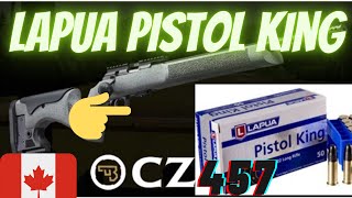 CZ 457   Lapua Pistol King ammo test FAILURE!!!