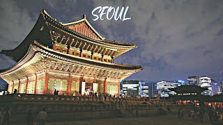 [4K Seoul I 서울풍경] 초가을 환상적이고 몽환적인 경복궁의 고화질 야간 풍경 I Fantastic scene of Gyeongbokgung Palace at night