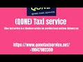 QOne Taxi Service