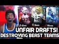 THESE TEAMS ARE UNFAIR! GREAT DRAFT! MADDEN 17 DRAFT CHAMPIONS!