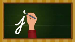 Cursive writing a to z - Kindergarten learning videos