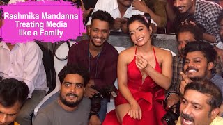 Expression Queen Rashmika Mandanna Arrives With Beautiful Red Outfit At Hindustan Times Award 2022