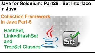 Java for Selenium | Part26 | What is Set Interface in Java?