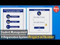 Python Tkinter GUI Project (Part 1): Build the Welcome Screen for Student Management System