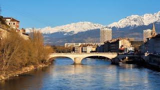 4K HDR Walking Tour of Grenoble, France 🇨🇵 Discover the Capital of the Alps!