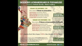 ENCUENTROS LATINOAMERICANOS DE PSICONÁLISIS - 2 - EL DESEO EN EL PSICOANÁLISES Y LA FILOSOFIA