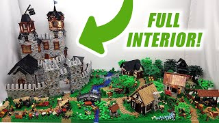 LEGO Graystone Castle with 100,000+ Pieces! Wizard Tower, Throne Room, Great Hall & More