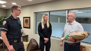 Heartwarming Reunion: Former patient reconnects with AHS EMS paramedics who saved his life