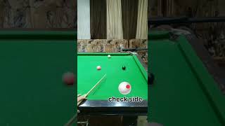 snooker lesson check side vs running side.#shorts #snooker #8ballpool