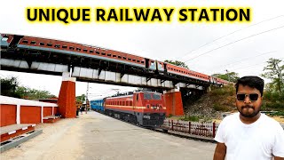 यहाँ Platform 3 प्लेटफार्म 1और  2 के ऊपर है || Hathidah Junction in Bihar