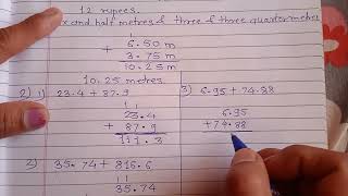 5th std problem set 41 decimal fractions solution chapter no 9@sjtuitionclasses8229