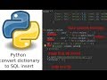 Easy way to convert dictionary to SQL insert with Python