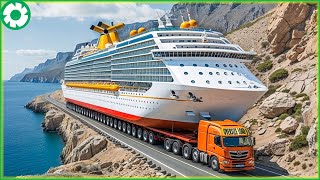 222 Jaw-Dropping Dangerous Transport Skill Operations | Biggest Heavy Machinery Machines