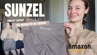 BEST AMPLIFY DUPES ON AMAZON!? | Sunzel Seamless HONEST Review \u0026 Try On!