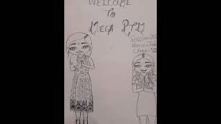 welcome to mega ptm (parents teacher meeting) shot video (card drawing)