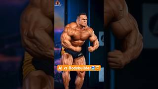 AI 🆚 Bodybuilder #shorts #ai #bodybuilding #viral