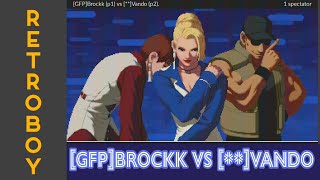 KOF 2002 [GFP]Brockk Vs [**]Vando | ggpo | fightcade | Ranked Match