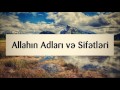 allahın adları və sifətləri veysəl orucov