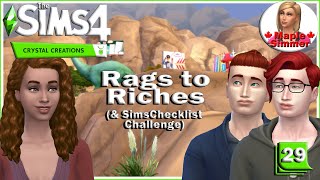 Vlad😘 Pt 29: Crystal Creations Rags to Riches & Sims Checklist Challenge (Sims 4)