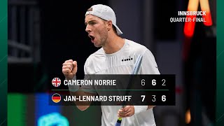Norrie vs Struff I GREAT BRITAIN vs GERMANY I Quarter-Final Match 2 Highlights