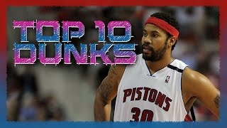 Rasheed Wallace Top 10 Career Dunks