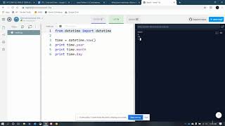 Learn Python 2 - Date and Time