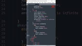 Blinking Text | HTML CSS