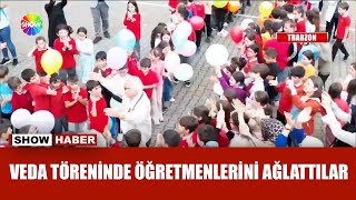 45 yıllık öğretmene duygulandıran veda!