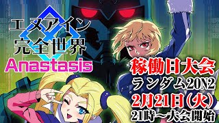 20230221　エヌアイン完全世界 Anastasis　稼働日2on2大会　ゲームセンターWILL