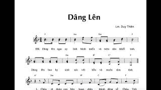 TẬP HÁT : DÂNG LÊN ( LM DUY THIÊN )