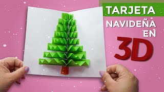 Cómo Hacer Tarjeta Navideña en 3D｜Christmas Card Craft