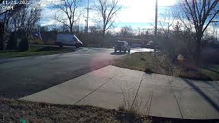 Rude honking in Residential Area at intersection where cars turn regularly