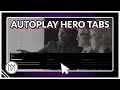 Autoplay Hero Tabs - Elementor and JS Tutorial