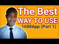 1688 App Tutorial | how to USE 1688App efficiently ( Part 1)