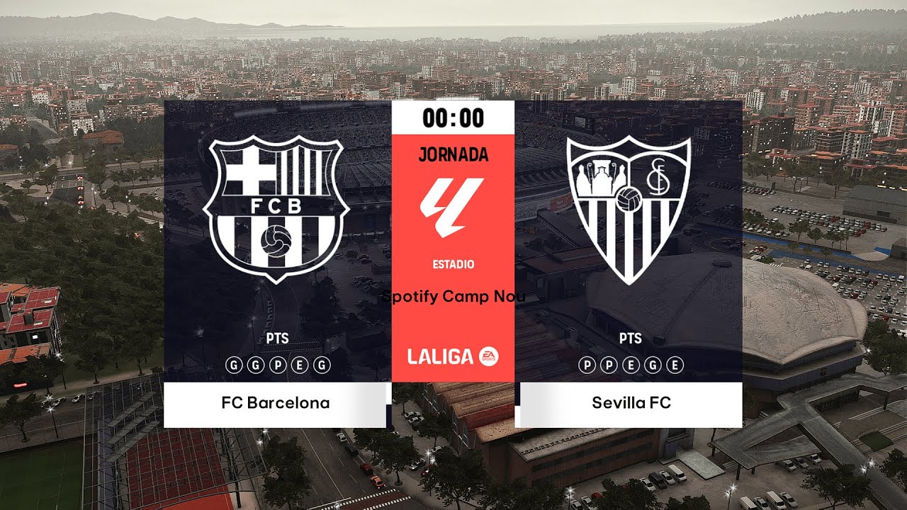 SP Football Life 2024 La Liga EA Sports & HyperMotion V Scoreboard For ...